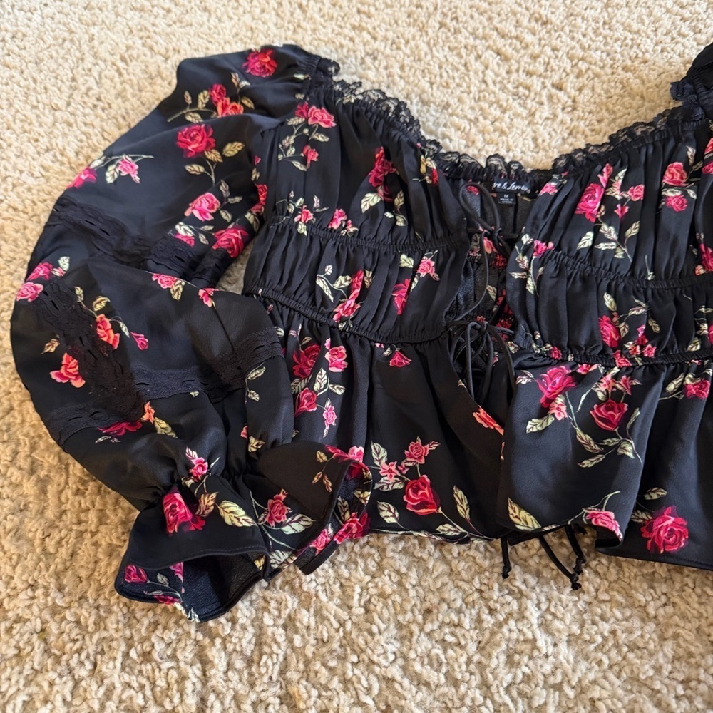 For Love & Lemons Rosie Blouse - Picture 4 of 8